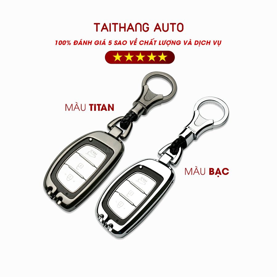 Ốp chìa khóa hyundai, bọc chìa khóa hyundai tucson, hyundai elantra, hyundai i10, chất liệu metal cao cấp không han gỉ