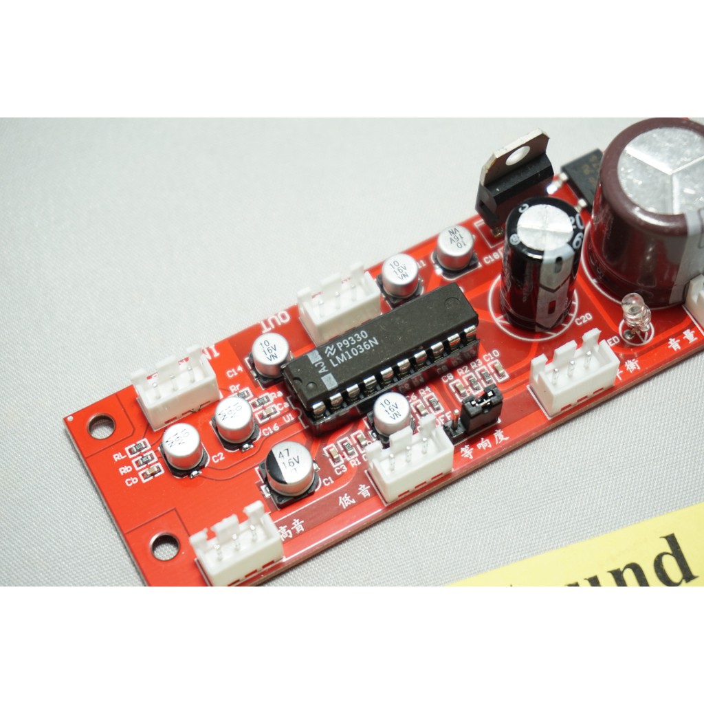 Mạch âm sắc Pre Amp LM1036 chiết áp rời. DIY rề rất tiện lợi từ PTD Sound