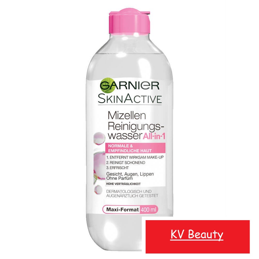 NỘI ĐỊA ĐỨC- Nước Tẩy Trang Garnier Cho Da Thường &amp; Nhạy Cảm, 400 ml