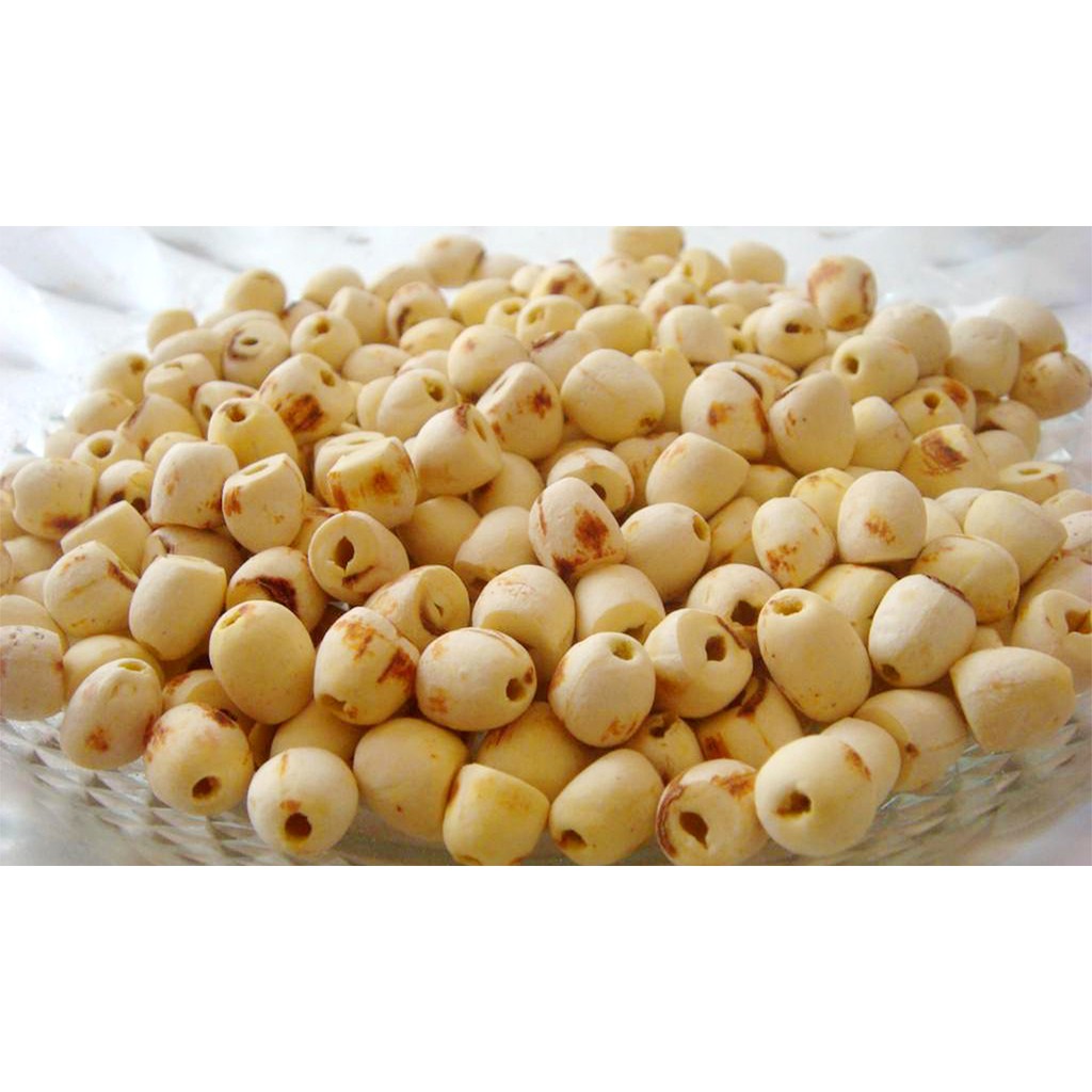 Hạt sen khô loại 1: Thơm bở Gói 1kg Hút chân không