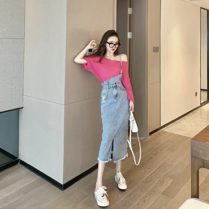 [Order] SET yếm bò + ÁO phong cách ulzzang