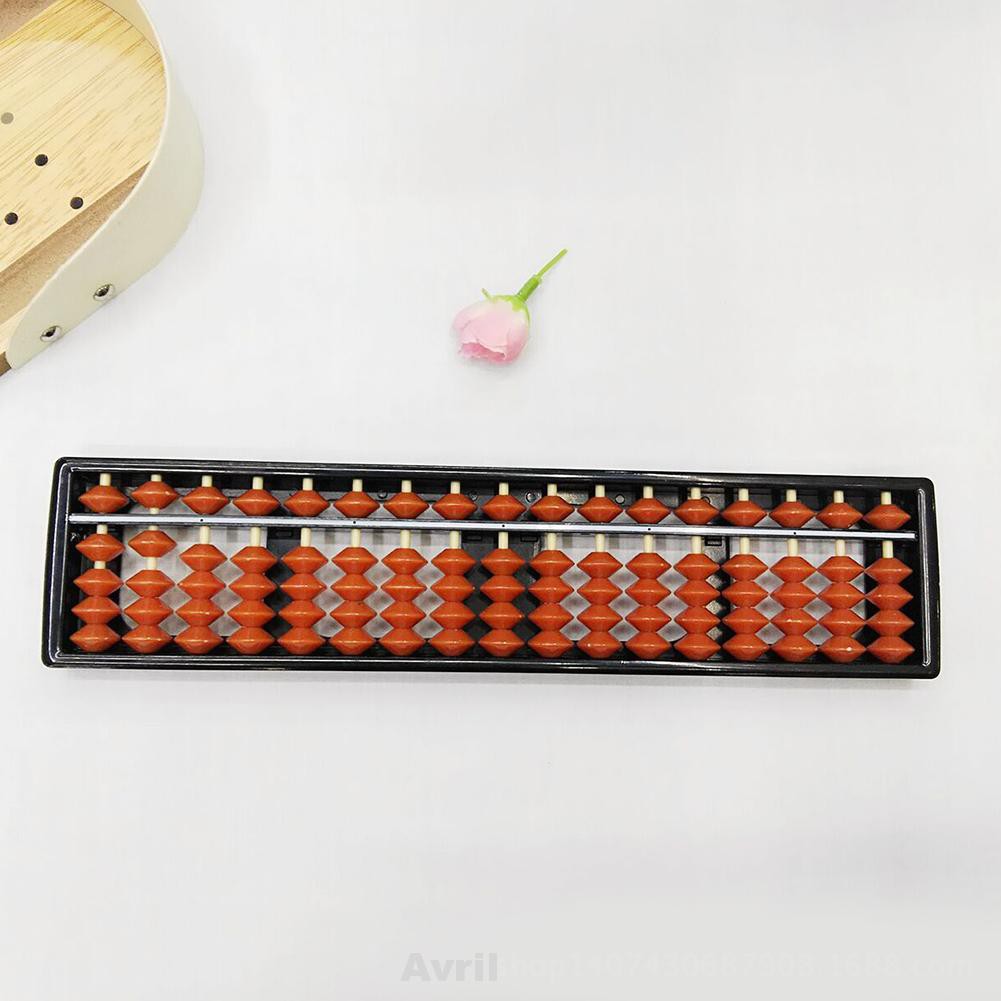 17 Column ABS Abacus Arithmetic Soroban Learning Aid Calculating Tool Child's