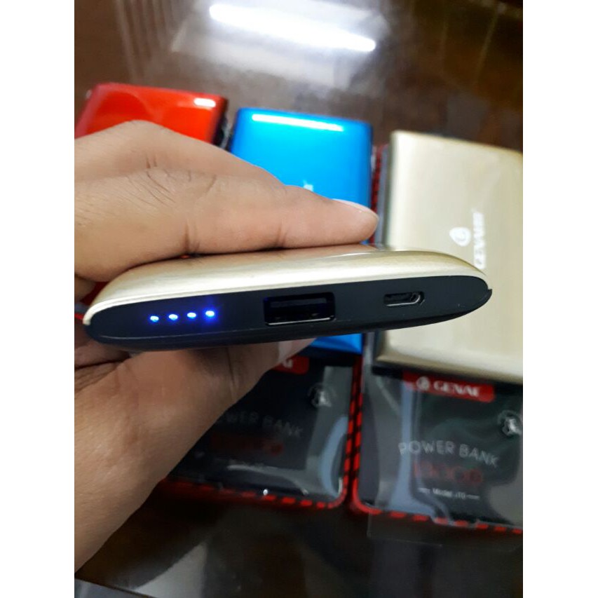 Pin Sạc Dự Phòng Chính Hãng Genai Siêu Mỏng 10.000mAh (Giao màu ngẫu nhiên )