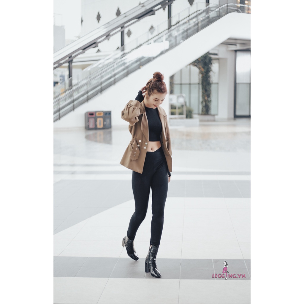 Quần Legging Nữ Cạp Cao Cotton Mềm Nâng Mông Gọn Eo Dài Chân [Video Mẫu Mặc + Ảnh Thật] | BigBuy360 - bigbuy360.vn