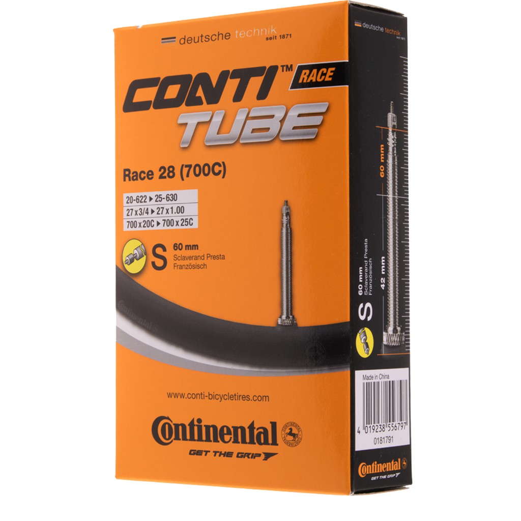 Ruột/ Săm xe đạp hiệu Continental size 700x20/25C