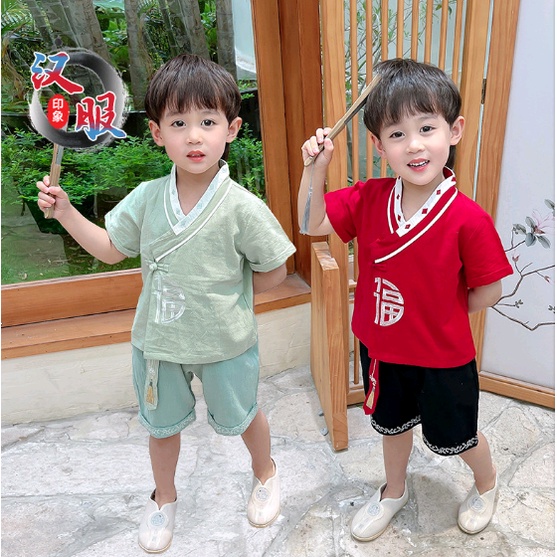 Bộ Hán Phục Phong Cách Trung Hoa Cổ Điển Mới Cho Học Sinh Tiểu Học