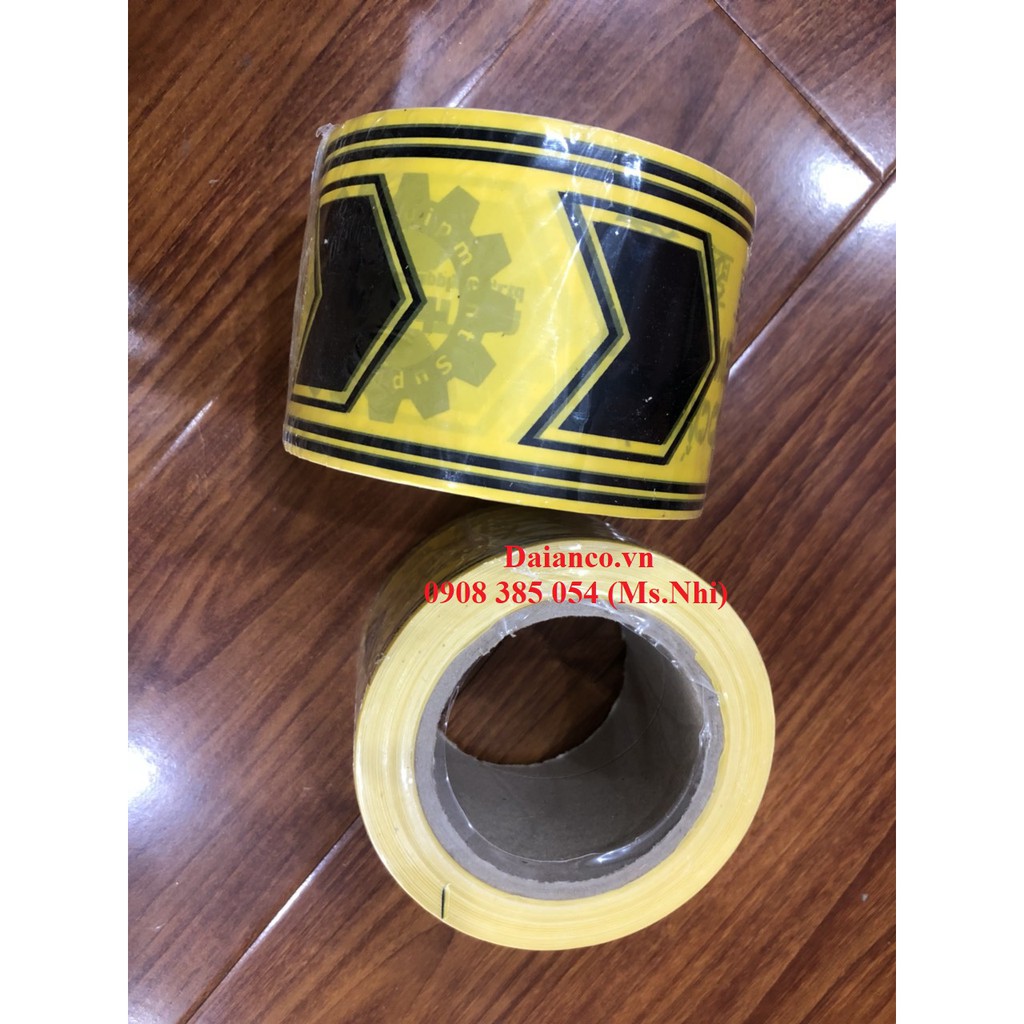 Cuộn Rào Cảnh Báo Khu vực Cấm Vào- Màu vàng- Hình thật