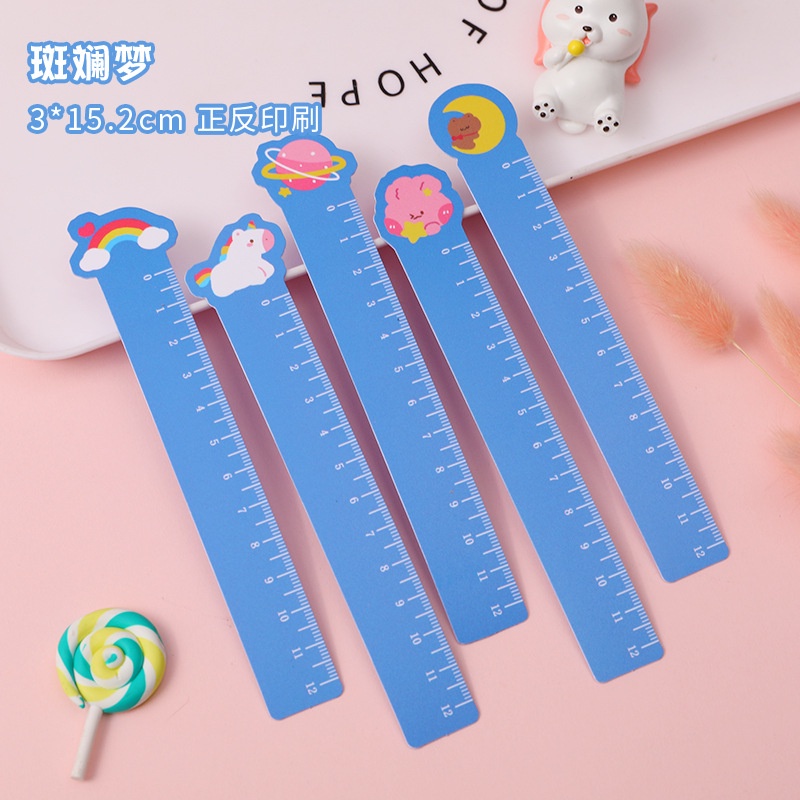 Thước Đo Họa Tiết Hoạt Hình Đơn Giản 12Cm