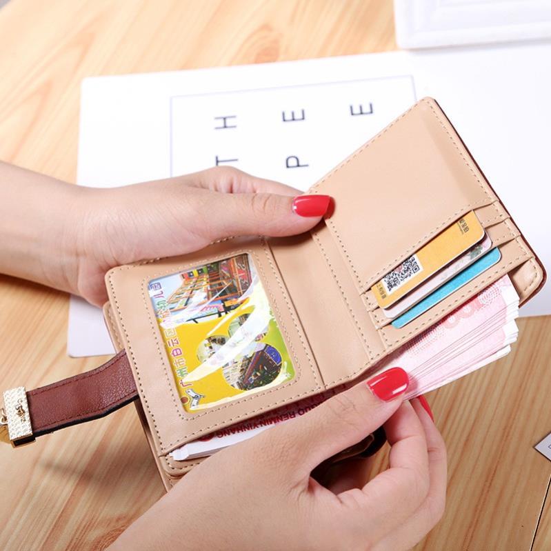 Ví nữ mini cầm tay ngắn đẹp cao cấp nhiều ngăn VN2