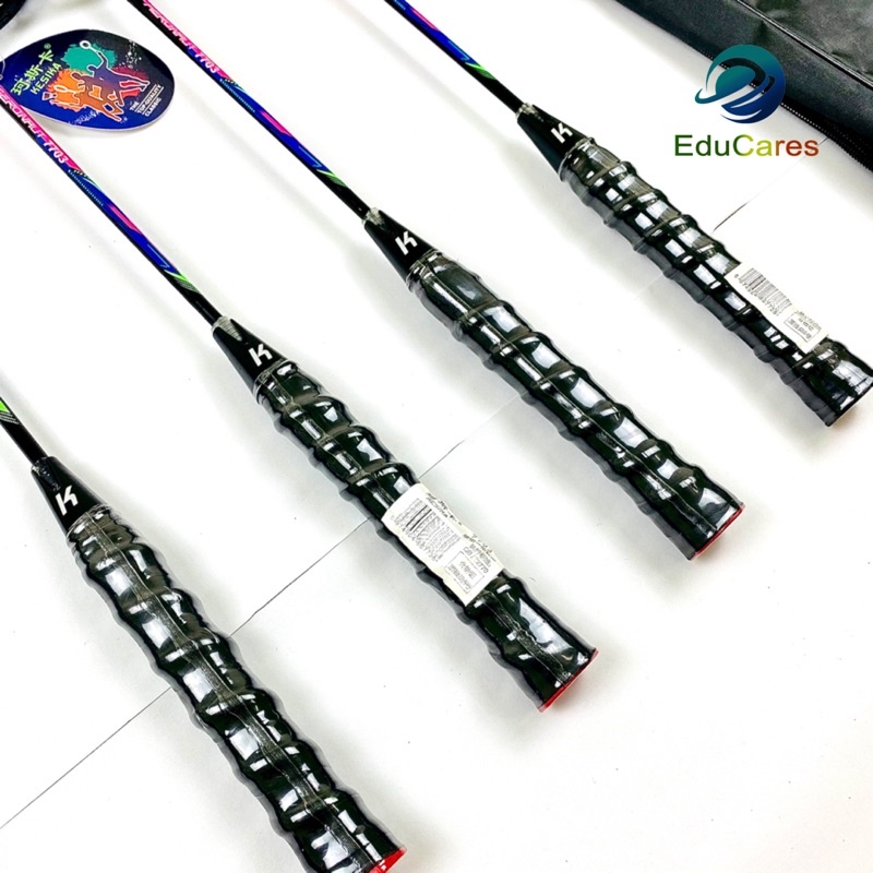 Bộ 2 vợt cầu lông KESIKA 100% Khung Crom Siêu Bền Đẹp TẶNG ngay 2 quả cầu - Hàng đẹp mãn nhãn