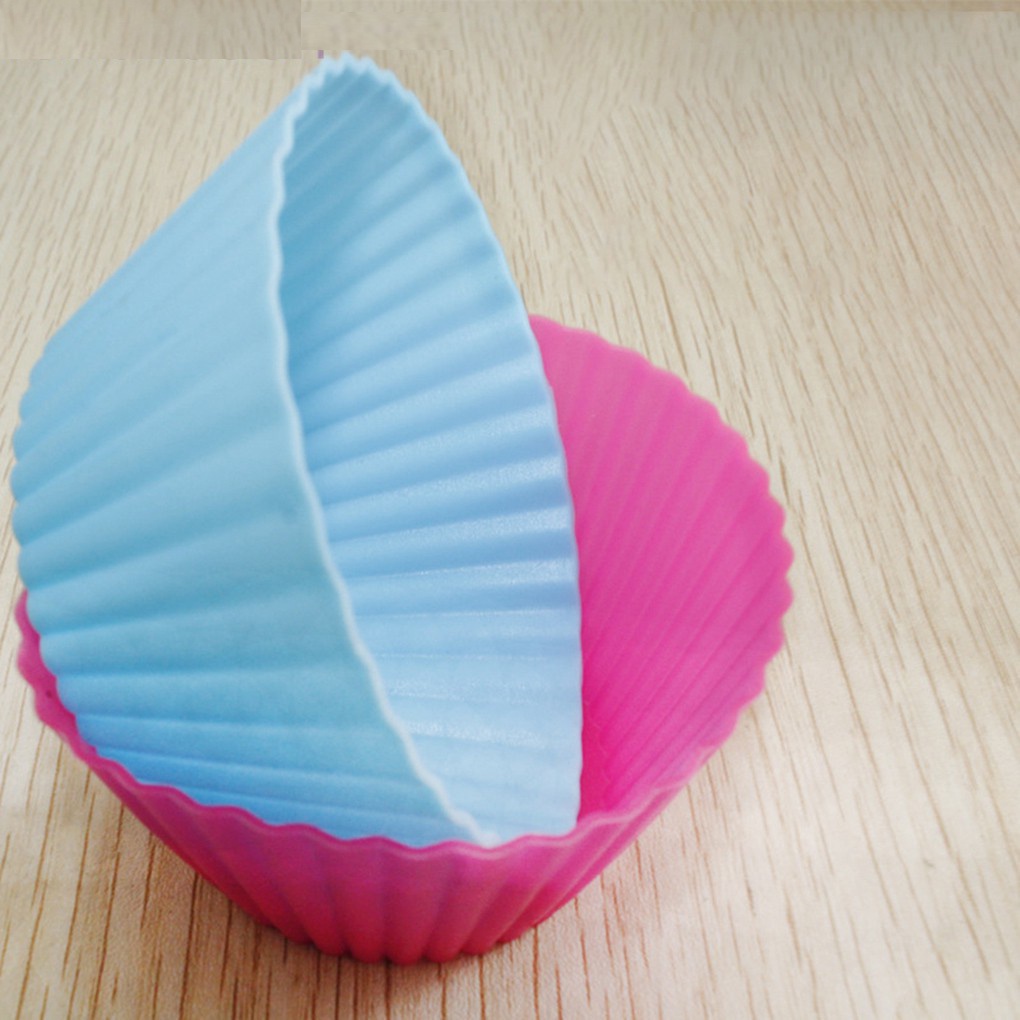 Khuôn Bánh Muffin Silicon Cupcake Làm Bánh Nhiều Màu Xamishop