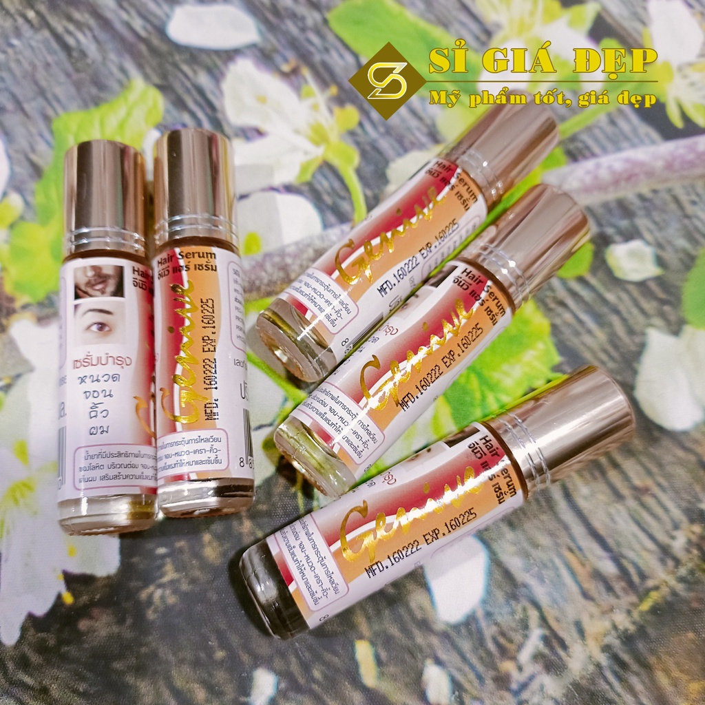 Serum Genive 100% chính hãng Thái Lan 10ml-Kích thích mọc mi, mày, râu tóc