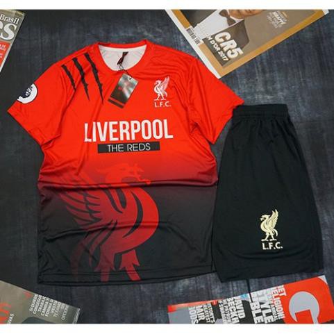 6/6 Áo Bóng Đá CLB Thun Lạnh Thiết Kế Cực Đẹp - Liverpool T09 (Miễn Phí In Tên Khi Đặt Đội) *