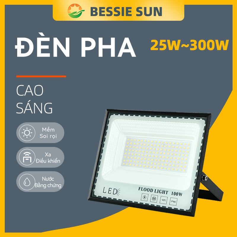 Bessie Sun Đèn Pha led COB 30W/50W/100W/150W/200W/300W ip65