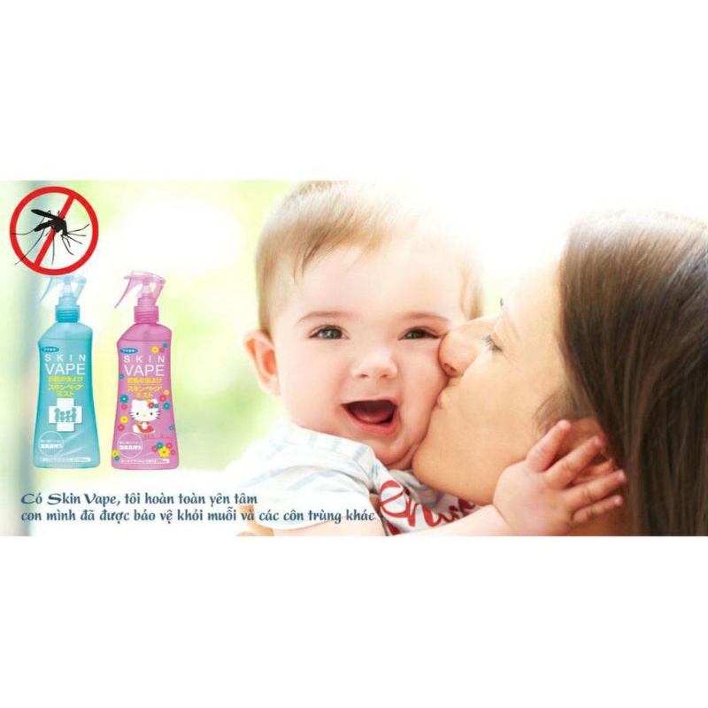 Xịt chống muỗi và côn trùng Skin Vape Nhật Bản 200ml