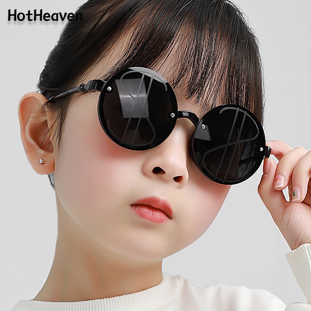 Kính Mát Gọng Nhựa Tròn Chống Tia UV Thời Trang 6 Màu Tùy Chọn
