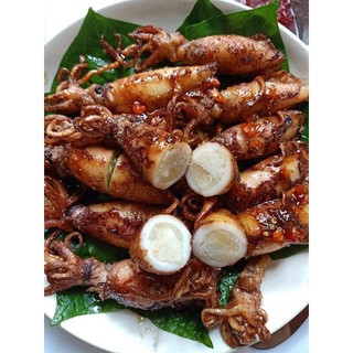 Mực trứng xôi