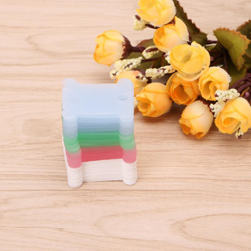 Bộ 50 Giá Đỡ Chỉ Thêu Chữ Thập Bằng Nhựa Tiện Dụng