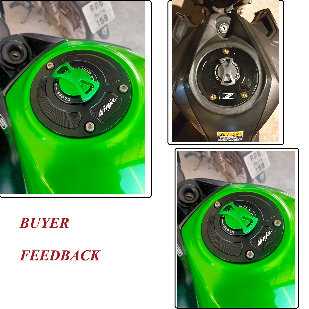 Nắp bình xăng trang trí cho mô tô Kawasaki Z125 Z800 Z1000 Er6N Versys 650 Er-4N Ninja 1000 Zx14