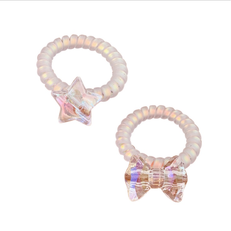 Dây cột tóc lò xo mặt Hologram xinh xắn HOT TREND