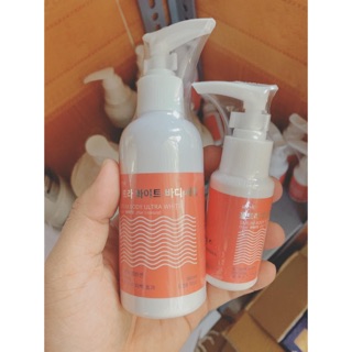 Huyết thanh cấy trắng da body Max White Genie 180ml