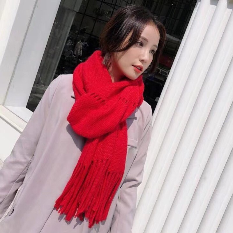 Khăn len Hàn Quốc nhiều màu