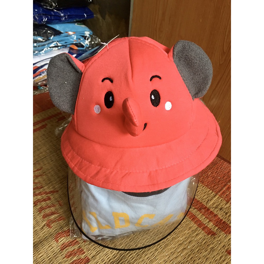 MŨ siêu kute có kính chắn phòng chống bụi, dịch bệnh - mu