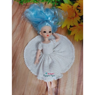Váy len xòe cho búp bê Baboliy cao 30cm