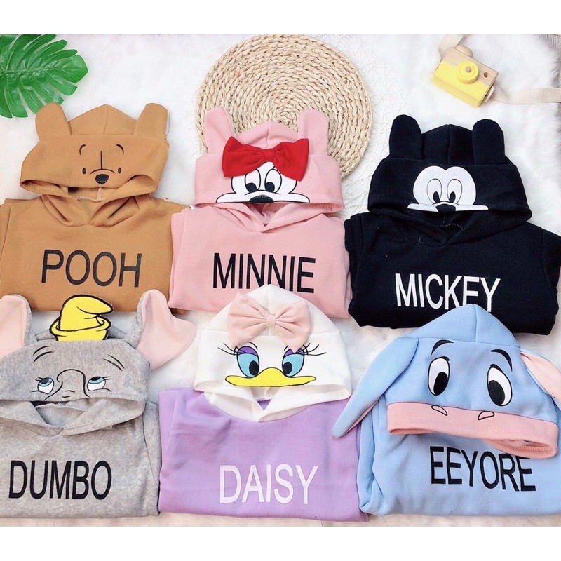 Áo nỉ hoodie cho bé