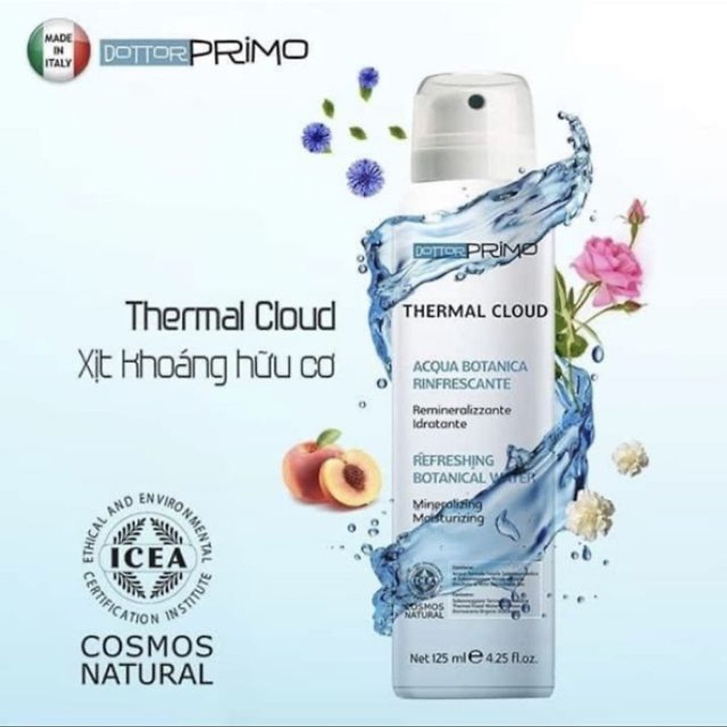 Nước Xịt Khoáng Hữu Cơ Thermal Cloud Từ Nước Biển Trầm Tích 20 Triệu Năm