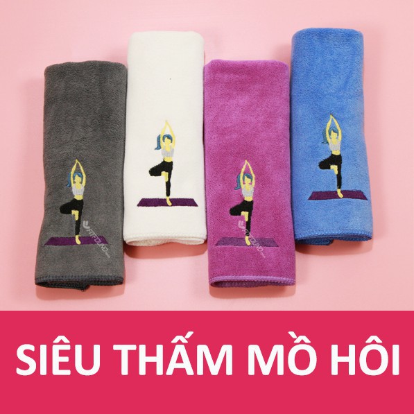 Khăn Lau Mồ Hôi Tập Yoga Gym Thể Thao Ngoài Trời Hoặc Trong Nhà