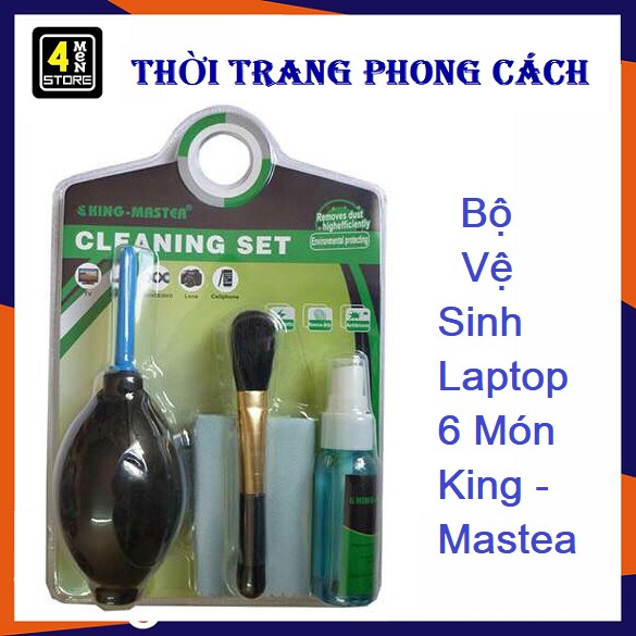 ⚡ Siêu Khủng ⚡ Bộ Vệ Sinh Laptop 6 Món King master - Siêu Tiện Dụng