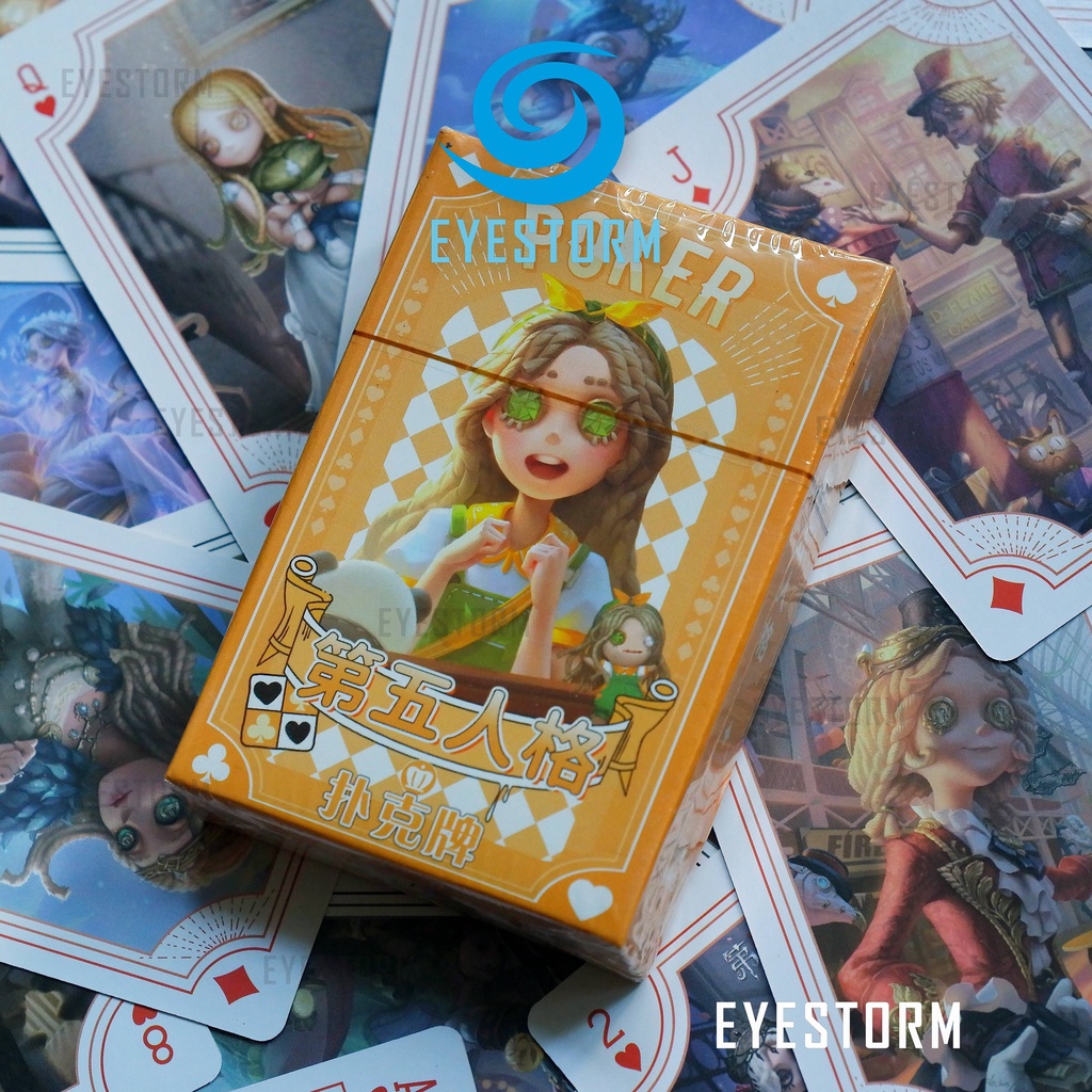 Bài tây anime IDENTITY V - Cuộc chiến bất đối xứng, tú lơ khơ, manga - Poker S - 54 lá
