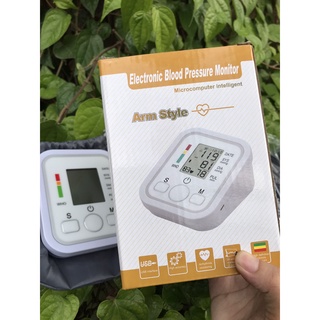 (chuyên sỉ) MÁY ĐÓ HUYẾT ÁP TỰ ĐỘNG ARM STYLE PLUS FULLBOX