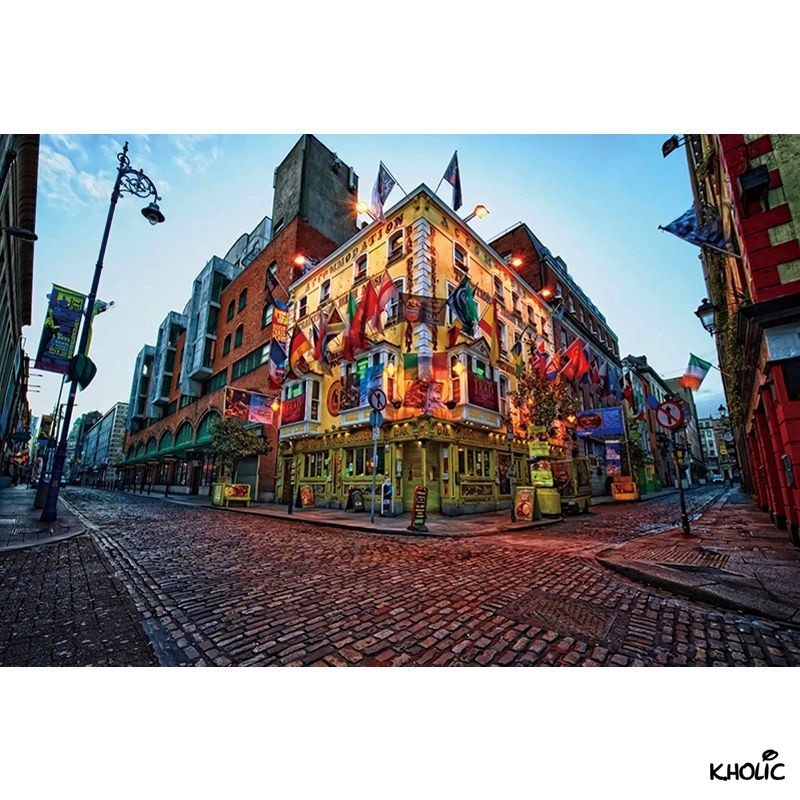 Streetscape, trò chơi ghép hình bằng gỗ, trò chơi ghép hình 300/520/1000 miếng, trang trí, đồ chơi