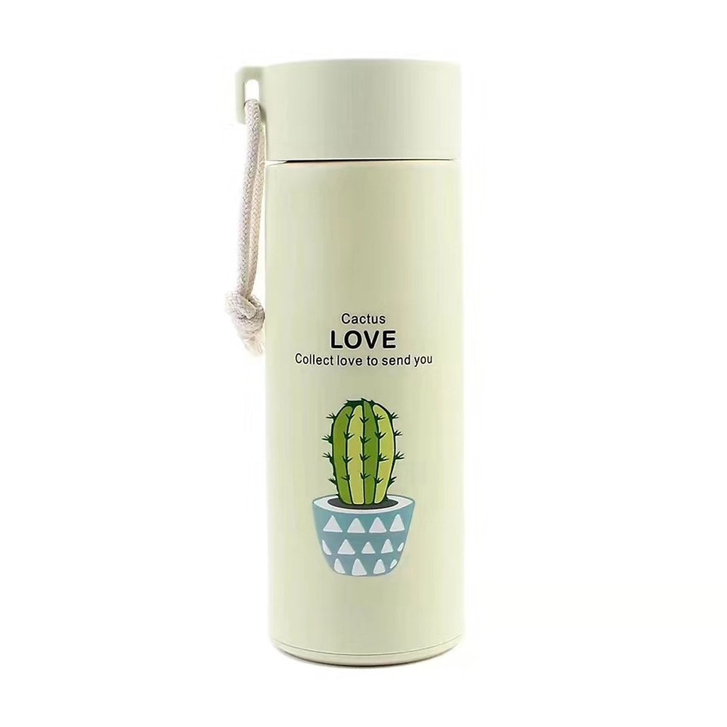 Bình Giữ Nhiệt Xương Rồng Chữ Love 400ML