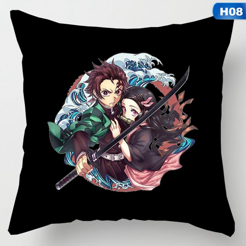 Vỏ Gối In Hình Nhân Vật Anime Demon Slayer Kimetsu No Yaiba