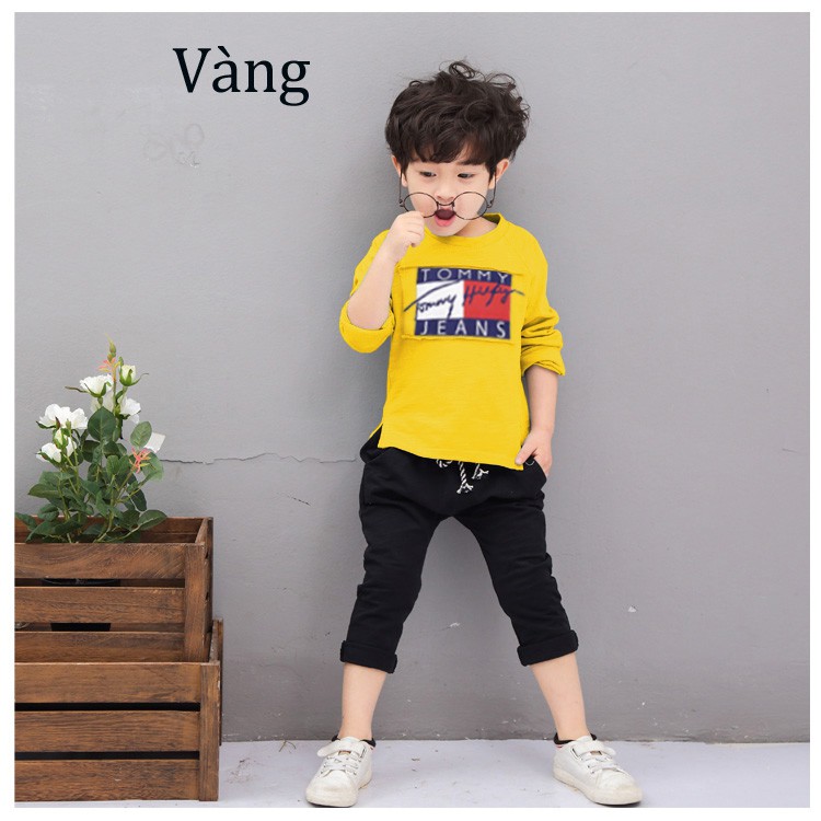 [FREESHIP](Loại 1) Thời trang trẻ em - Đồ bộ dài tay cho bé trai, thun cotton thoải mái - Socnaukids (190425)