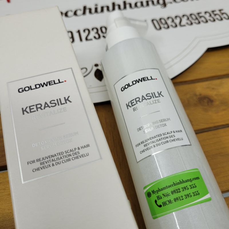 HUYẾT THANH THẢI ĐỘC GOLDWELL KERASILK REVITALIZE DETOXIFYING 100ML