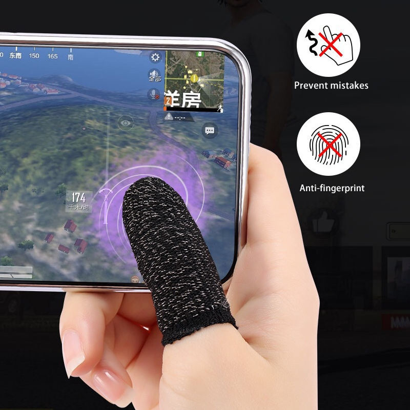 Bộ 2 găng đeo ngón tay chuyên dụng chơi game mobile chống ra mồ hôi tay | BigBuy360 - bigbuy360.vn