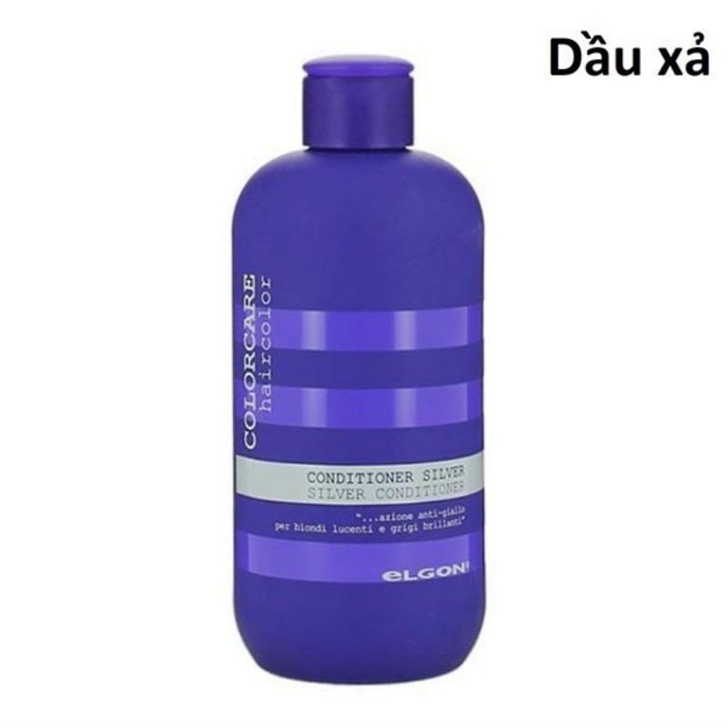 Dầu xả chăm sóc tóc tẩy trắng, bạch kim Elgon Silver Colorcare Conditioner 300ml