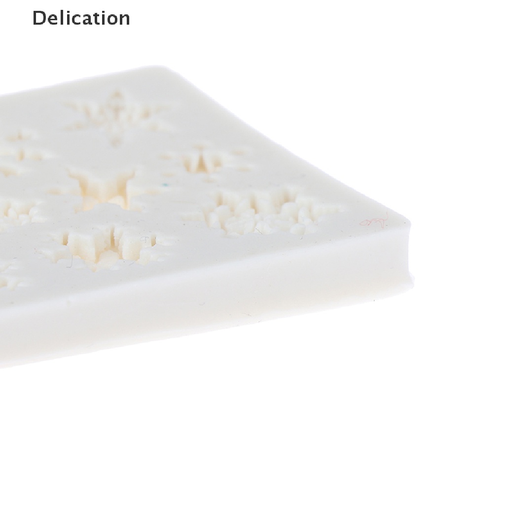 Khuôn Silicone Làm Bánh Hình Bông Tuyết