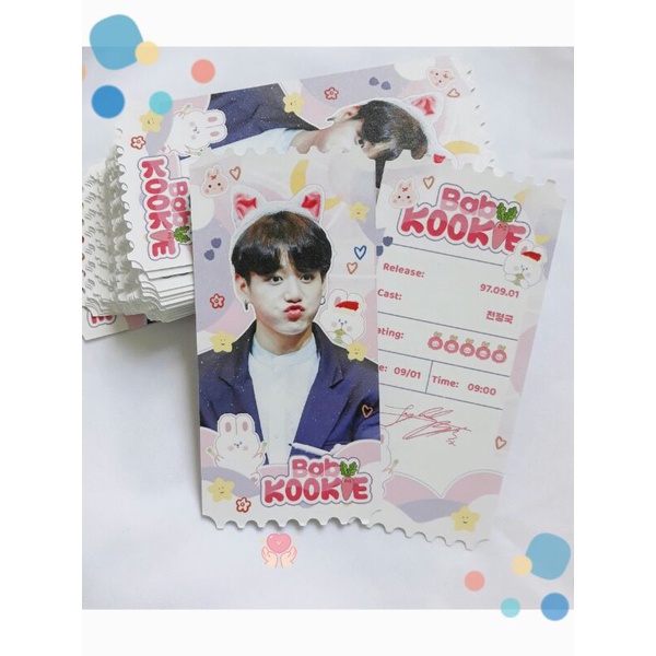 Ticket Jungkook cán kim tuyến