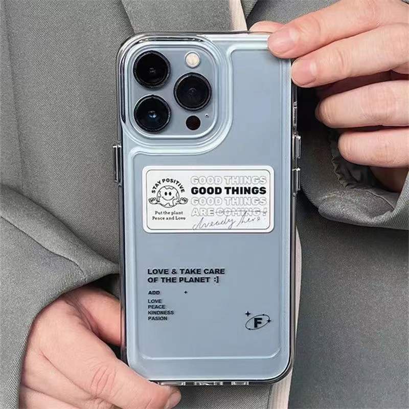 Ốp Điện Thoại TPU Silicon Mềm Trong Suốt Chống Sốc Cho IPhone 14 13 12 11 Pro X XR XS Max 7 8 Plus 6 6S