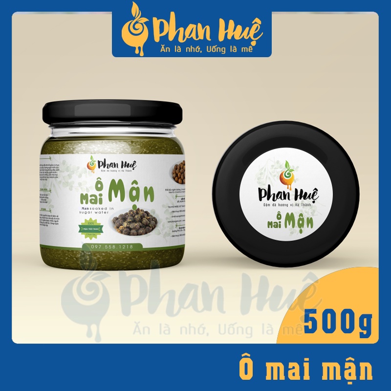 [ Dùng thử ] Ô mai xí muội mận cơm ngũ vị Phan Huệ đặc biệt, mận cơm miền Bắc chọn lọc, đặc sản Hà Nội