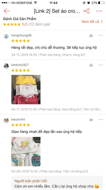 [6-22kg] [Link 2] Set áo croptop thêu siêu cuteeeee + quần thun alibaba cho bé gái