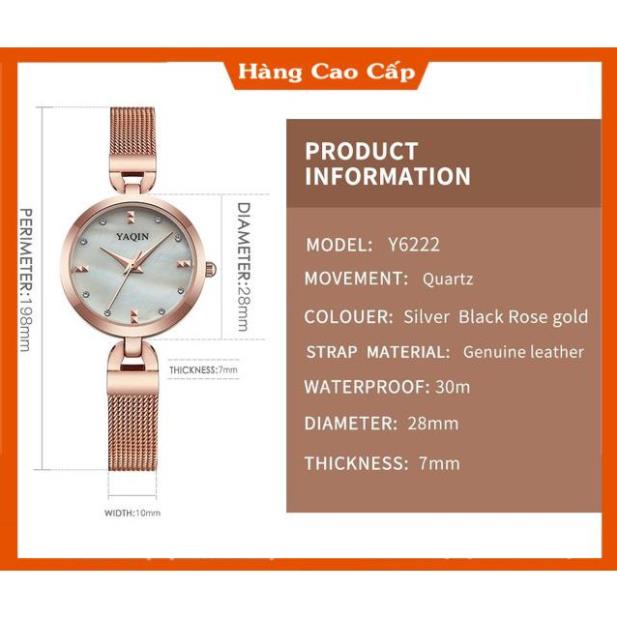 Đồng hồ nữ YAQIN Feminino - Nhật bản chống nước + Tặng hộp & Pin | BigBuy360 - bigbuy360.vn