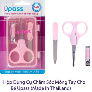 Hộp dụng cụ chăm sóc móng tay 3 món cho bé Upass (Made in Thailand) UP4007