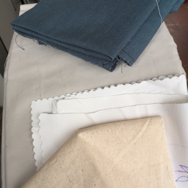 Vải tập thêu linen / bố mộc / kate/ thô