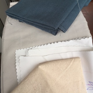 Vải tập thêu linen / bố mộc / kate/ thô vải làm túi